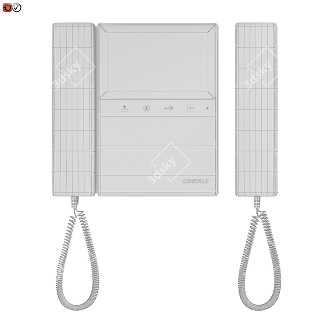 Commax Video Intercom 3D model image 3