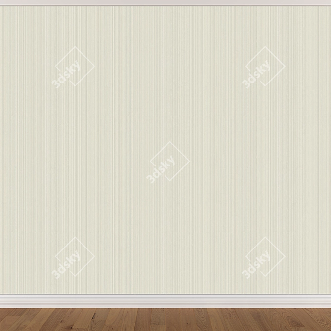 Seamless Wallpaper Set 1591 (3 Colors) 3D model image 2