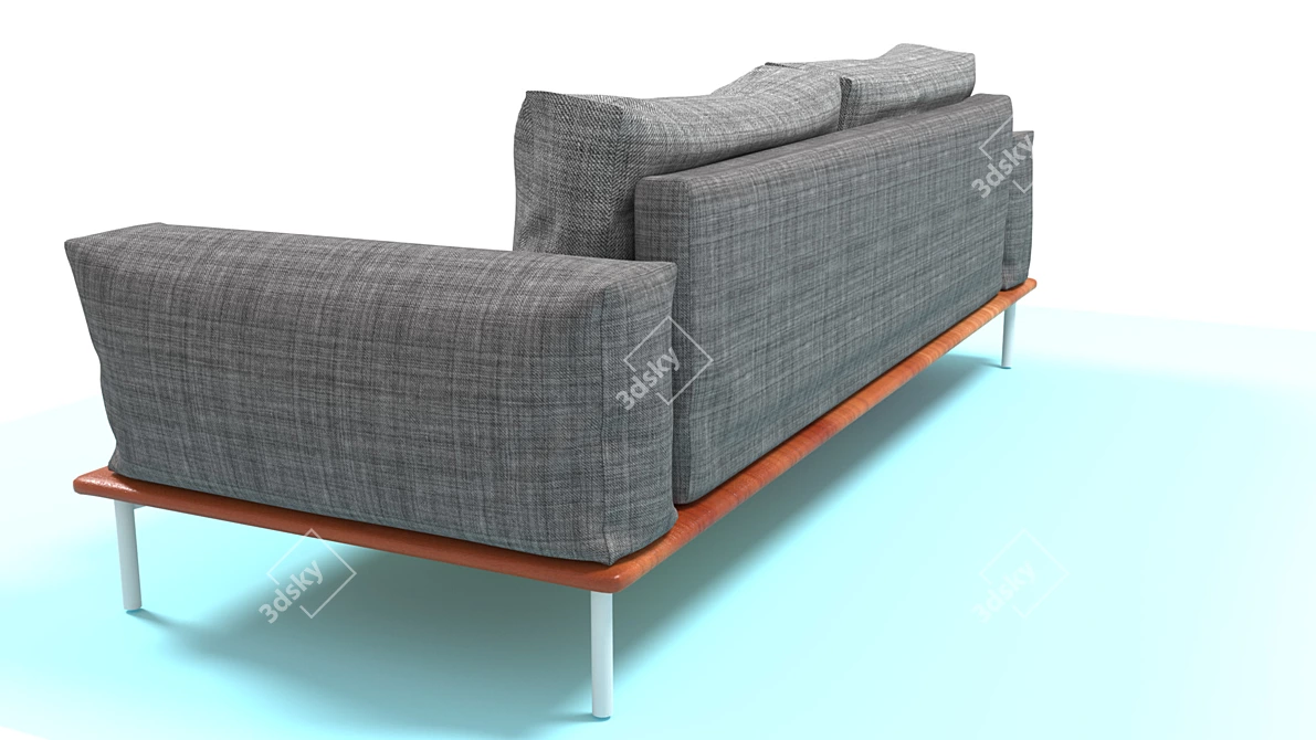 High-Quality 3D Sofa Model 3D model image 3