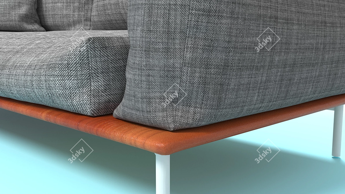 High-Quality 3D Sofa Model 3D model image 5