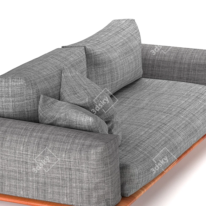 High-Quality 3D Sofa Model 3D model image 8