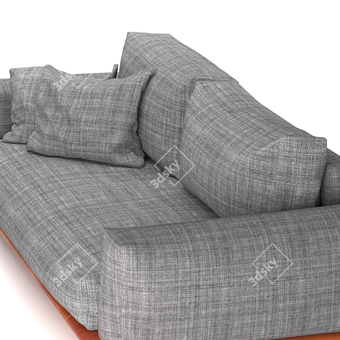 High-Quality 3D Sofa Model 3D model image 9