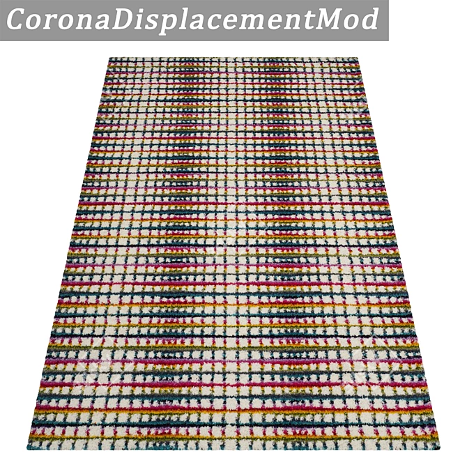 Luxury Texture Carpets Set 3D model image 4