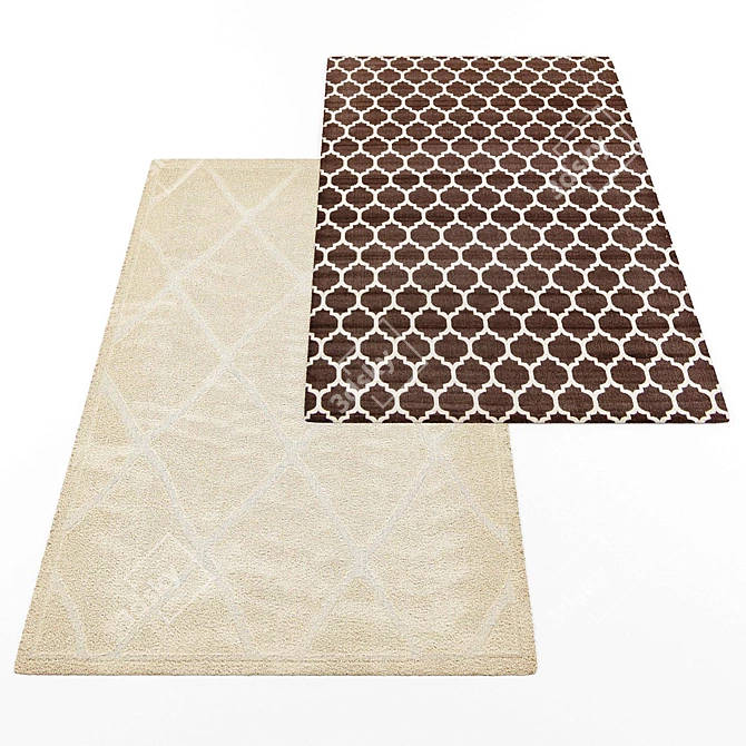 Modern Style Rug Collection 3D model image 3