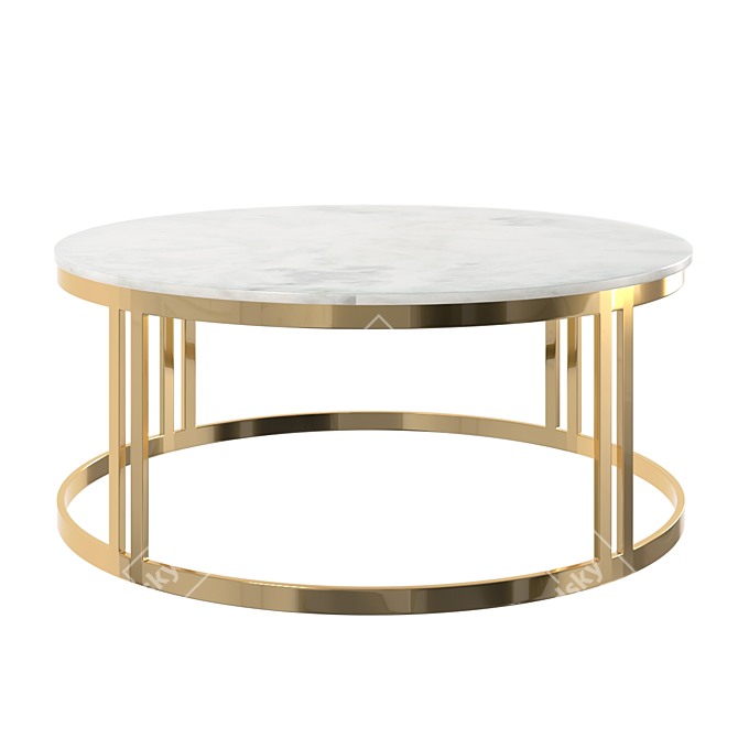 Modern Elegance: Nicola Coffee Table 3D model image 1