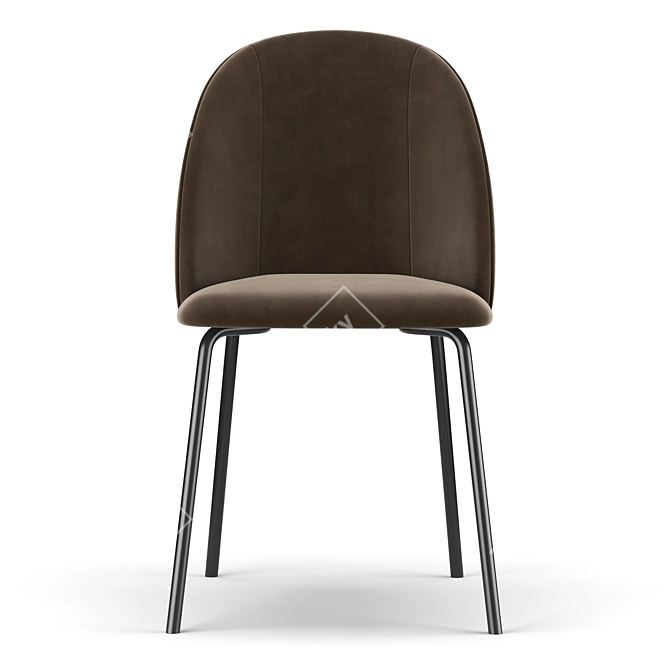 Cloyd Upholstered Side Chair: Classic Elegance for Your Home 3D model image 3