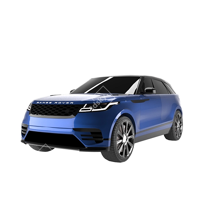 2017 Range Rover Velar: Low Poly Game-Ready 3D model image 4