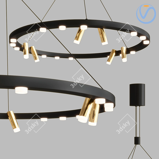 Stylish Odeon Light: Illuminate Your Space 3D model image 1