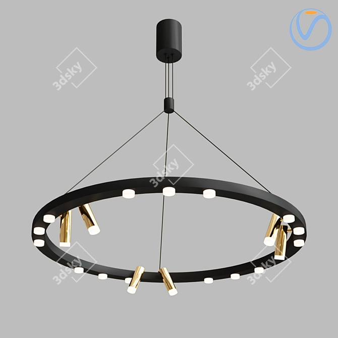 Stylish Odeon Light: Illuminate Your Space 3D model image 2