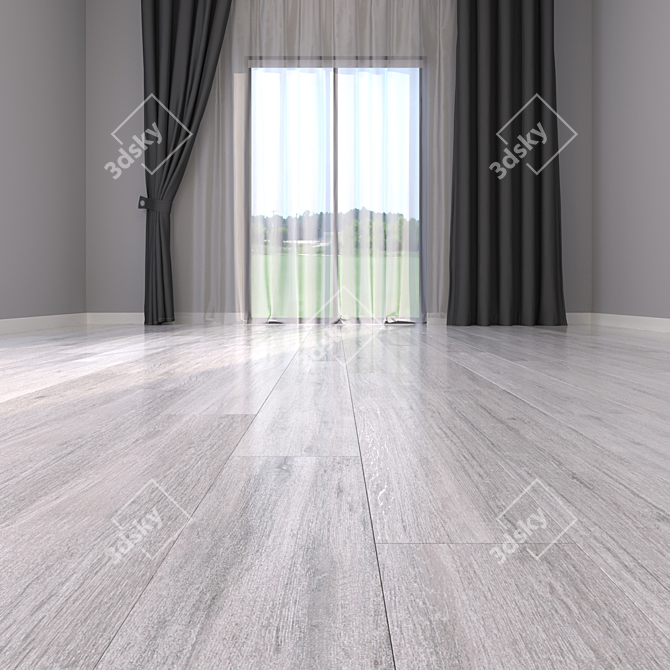 Grove Parquet Floor 20x120: Multi-texture, HD Textures, Corona Render 3D model image 2