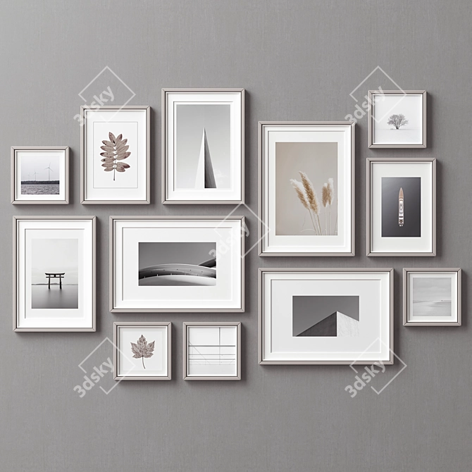 Multiframed Collection - 12 Frames 3D model image 3