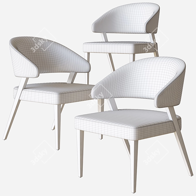 Cahn Armchair | The Bright Collection 3D model image 3