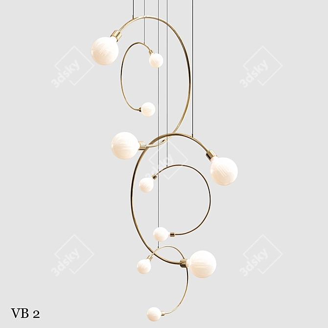 Versatile Gobo Lights VB2 - Illuminating with Precision 3D model image 1