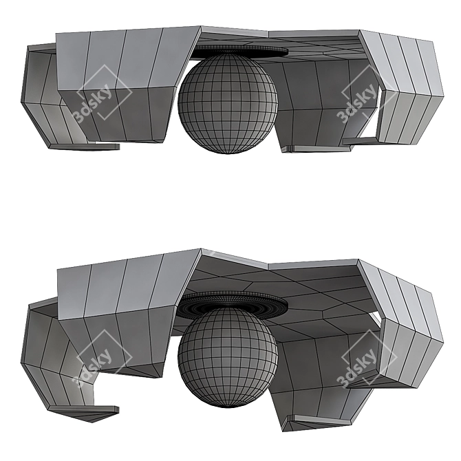 Sleek Modern Design 3D model image 2