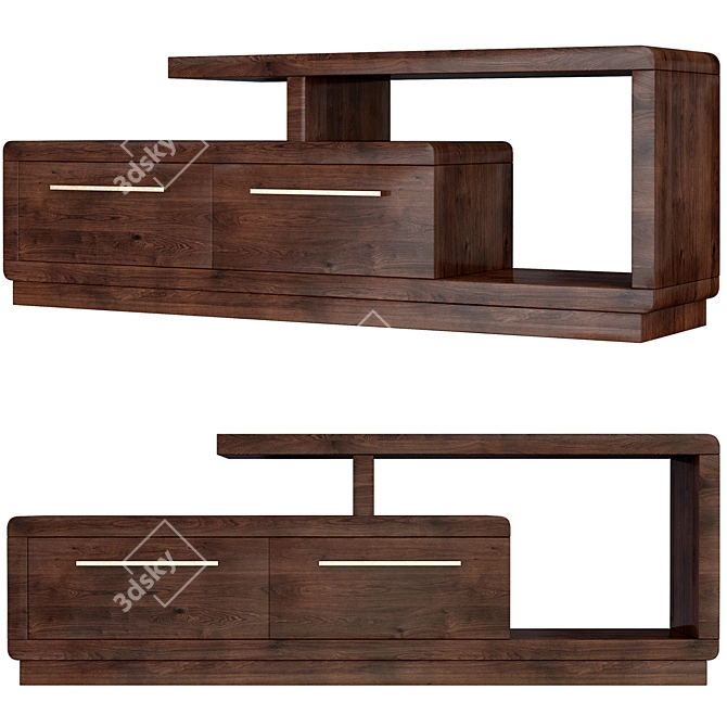 "Solana" TV Unit: Modern Design, 2015 Version 3D model image 1