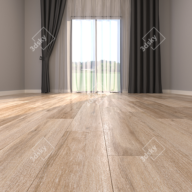 Grove H Parquet Floor 3D model image 2