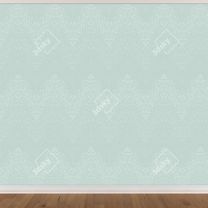 Seamless Wallpaper Set 1600 (3 Colors) 3D model image 3