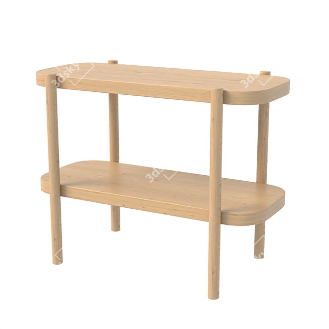 Stylish LISTERBY Console Table 3D model image 2