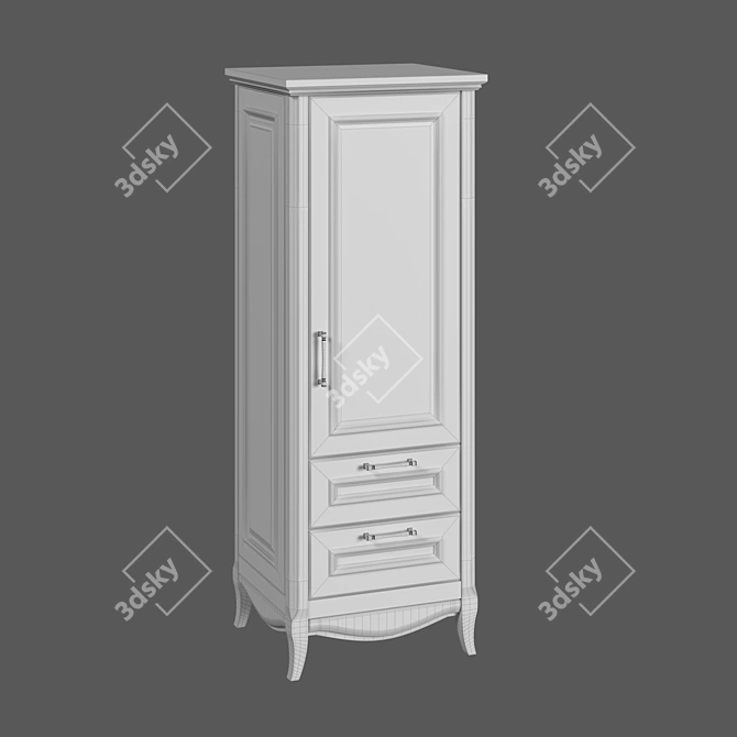 Elegant Single-Door Showcase: Madlen Ruta Estella 3D model image 3