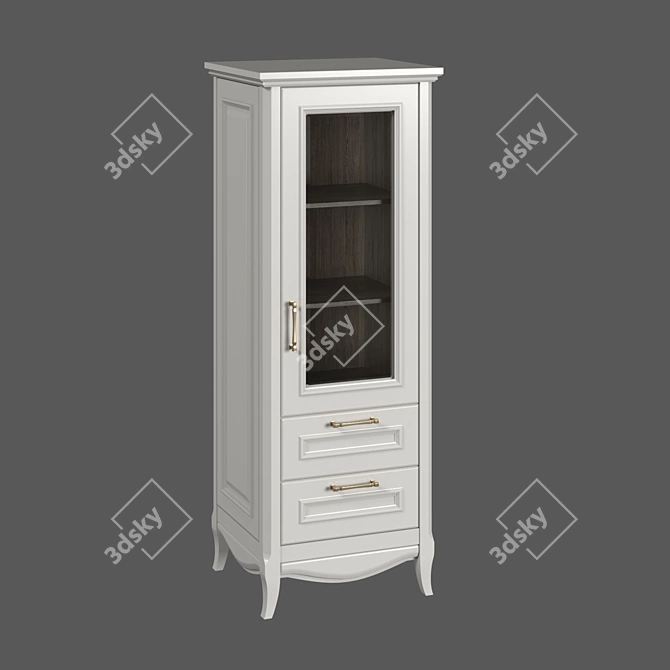 Elegant Single-Door Showcase: Madlen Ruta Estella 3D model image 4