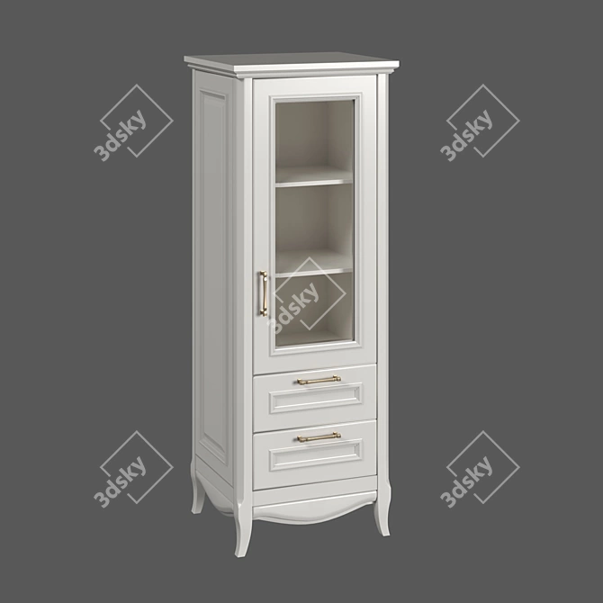 Elegant Single-Door Showcase: Madlen Ruta Estella 3D model image 5