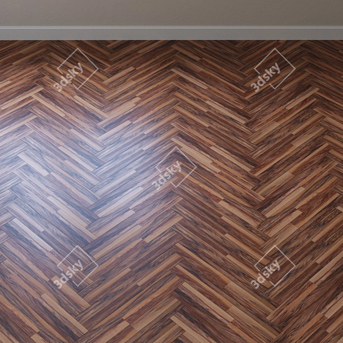 Tiger Oak Parquet: Krono Original Kastello 3D model image 4