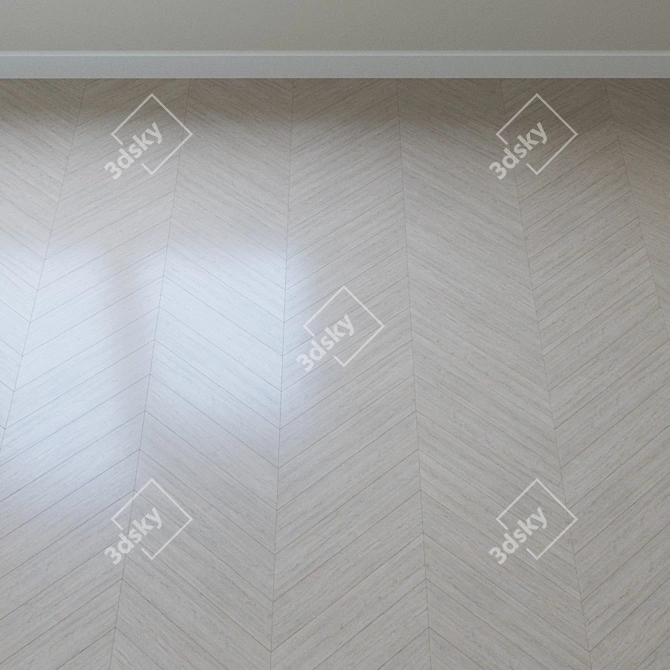 Classic Oak Oregon Parquet 3D model image 5