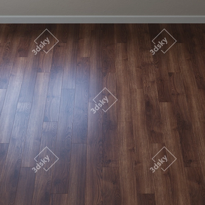 Montreal Oak Parquet Flooring 3D model image 2