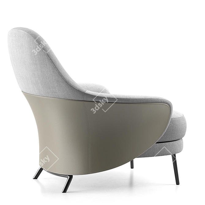 Angie Minotti: Stylish and Compact Sofa Set 3D model image 3