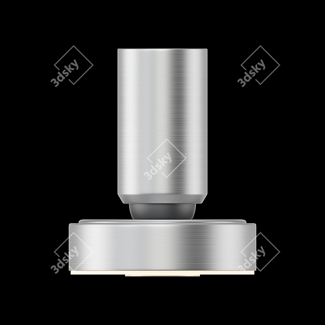 Stylish Rotating Spotlamp 3D model image 2