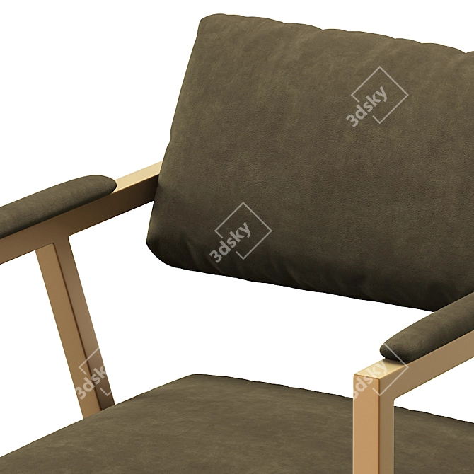 Sleek home concept Ventu chair 3D model image 4