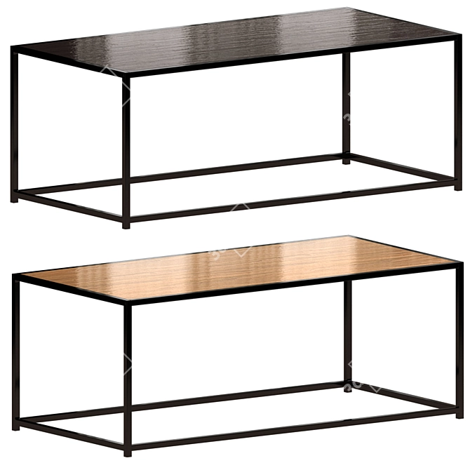 Sleek Cassel Coffee Table: Modern Design, V-Ray Render 3D model image 1