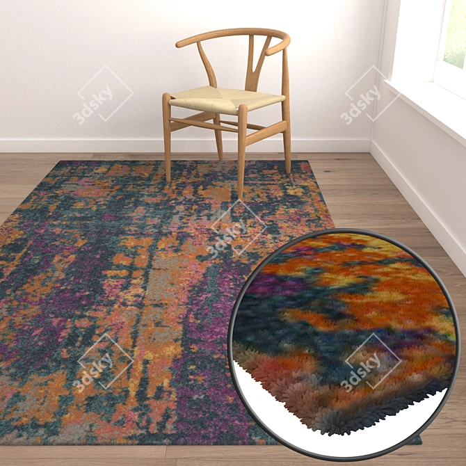 High-Quality Carpet Set - 3D Textures 3D model image 5