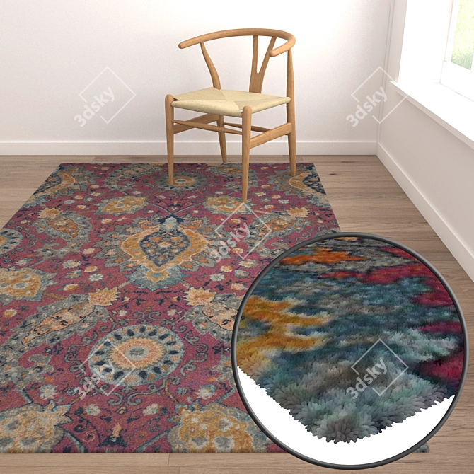 Luxury Carpet Set 2092 3D model image 5