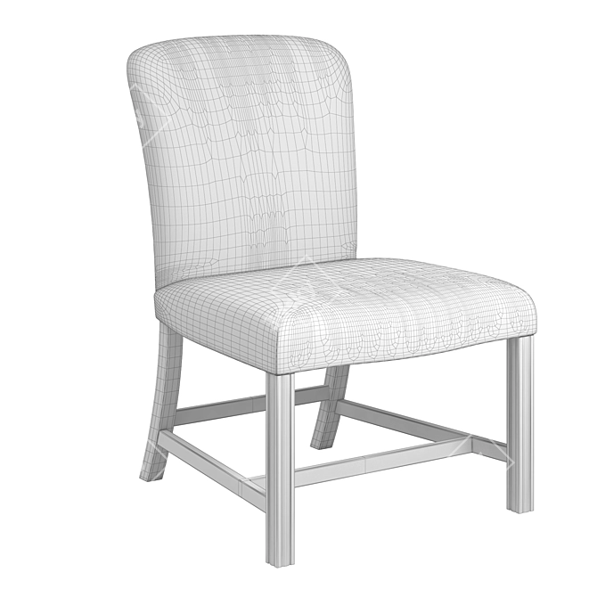 Elegant Rose Tarlow Chippendale Chair 3D model image 5