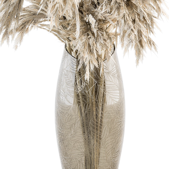 Dried Pampas Bouquet - Dry Plants 3D model image 4