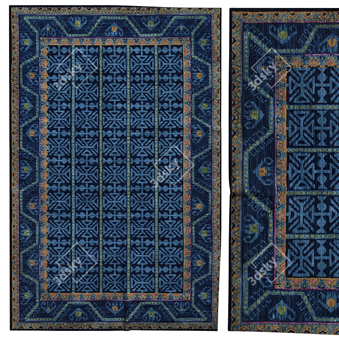 3D Printed Carpets - 3 Designs 3D model image 1