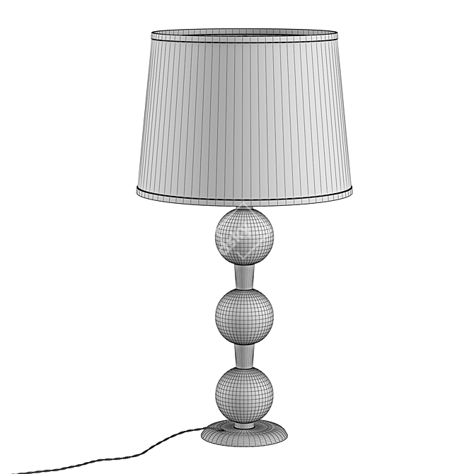 Industrial Chic Table Lamp 3D model image 5