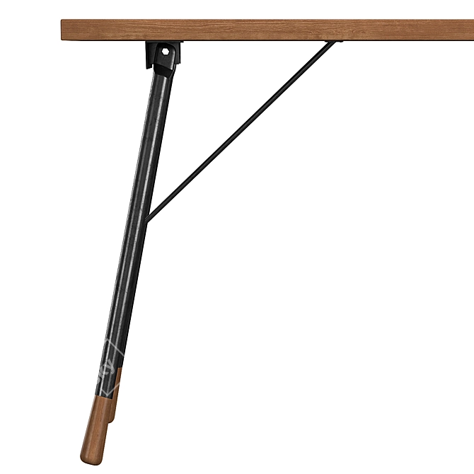 Industrial Brandywine Console Table 3D model image 4