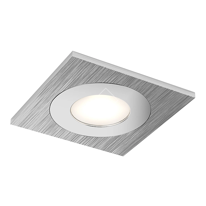 Sleek Aluminum LED Spotlight 3D model image 1