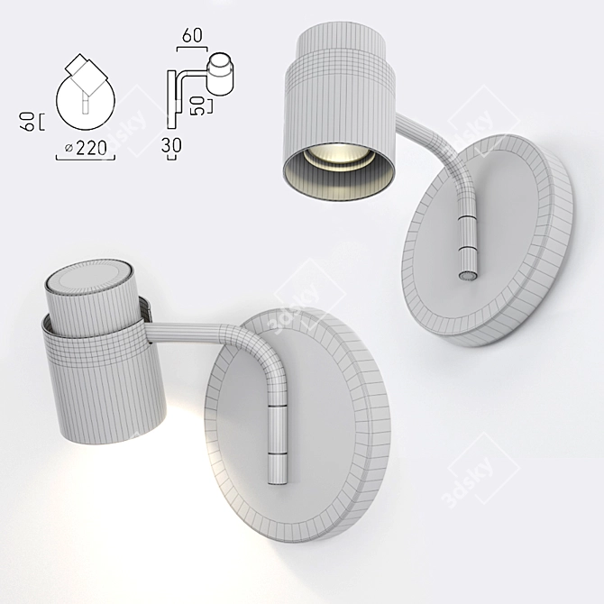 Versatile Reel K Lighting 3D model image 3