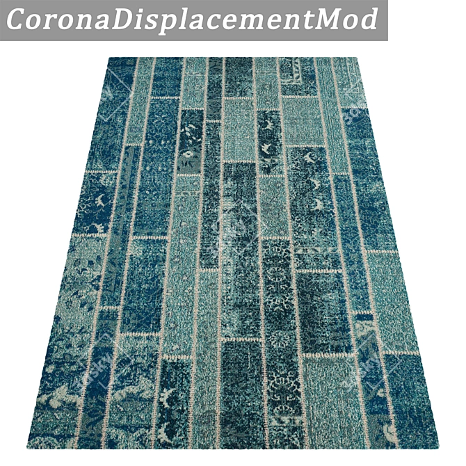 Premium Collection: Luxury Carpets Set 3D model image 4