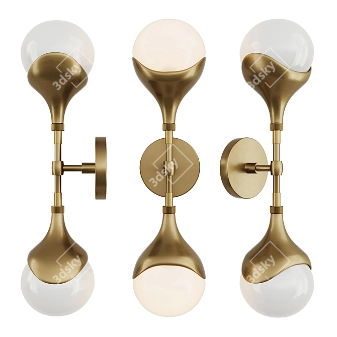 Augustus Sconce: Elegant Illumination for Any Space 3D model image 1