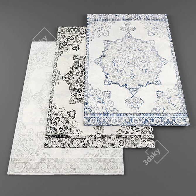 High-Resolution Rug Bundle 3D model image 1