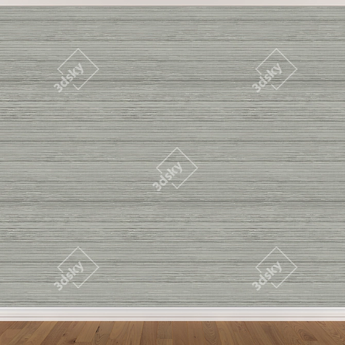 Seamless Wallpaper Set - 3 Colors 3D model image 3