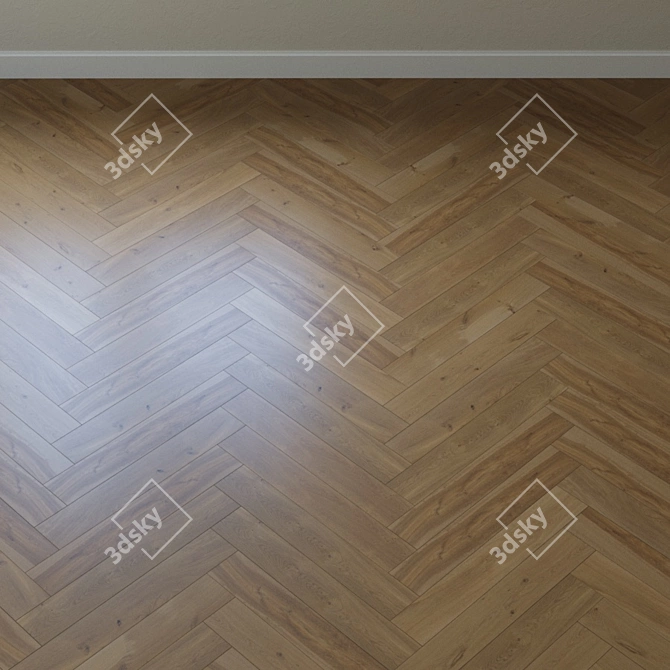 Xonic Long Beach Parquet: Authentic Style & Durability 3D model image 2