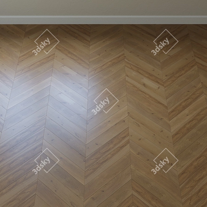 Xonic Long Beach Parquet: Authentic Style & Durability 3D model image 3