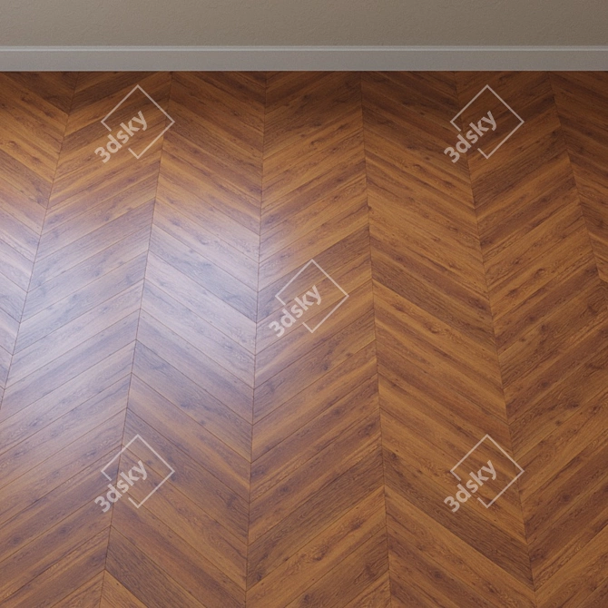 Highland Oak Parquet: Krono Xonic 3D model image 3