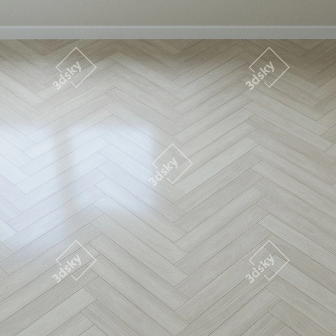 Alpine Oak Parquet: Classic Charm 3D model image 4