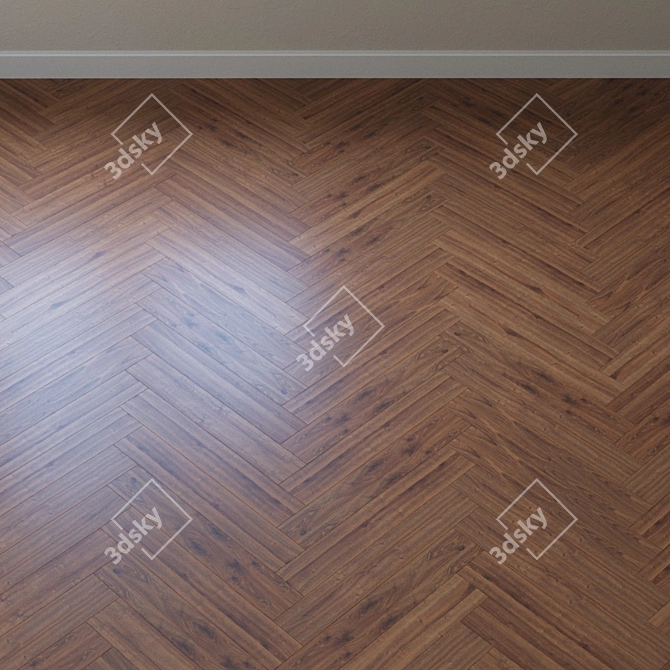 Exclusive Oak Parquet: Krono Original Kronofix Classic 3D model image 4